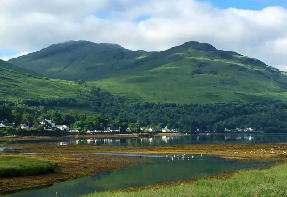 Arrochar at the head of Loch Long