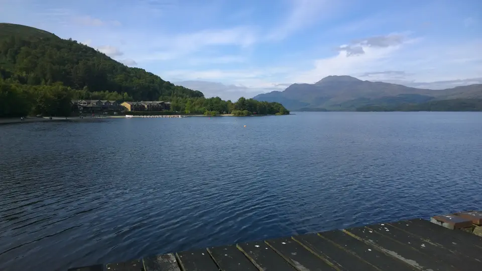 Loch Lomond seen from the pier at Luss